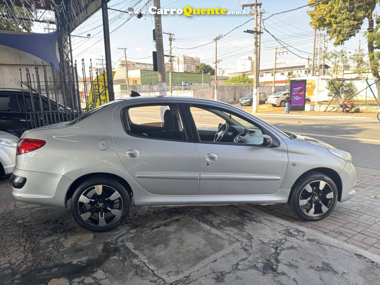 PEUGEOT   207 SEDAN PASSION XS 1.6 FLEX 16V 4P AUT   CINZA 2011 1.6 FLEX - Loja