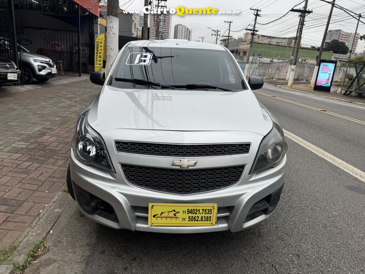 CHEVROLET   MONTANA LS 1.4 ECONOFLEX 8V 2P   PRATA 2013 1.4 FLEX - Loja