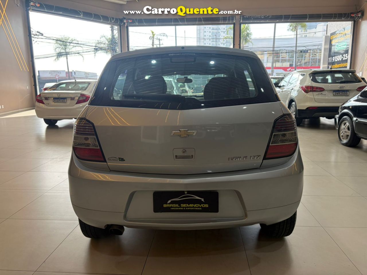 CHEVROLET   AGILE LTZ   PRATA 2013 1.4 FLEX - Loja