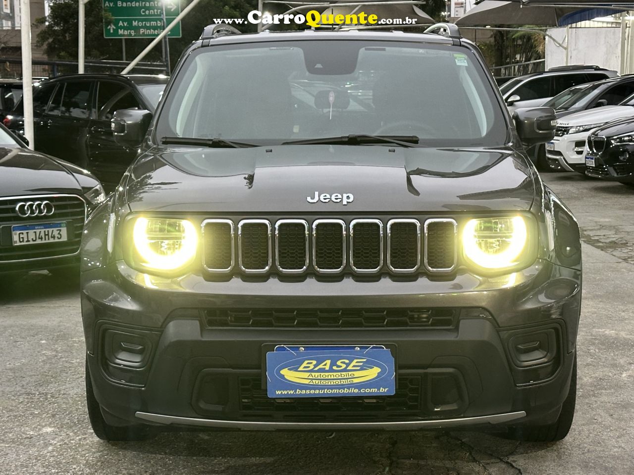 JEEP   RENEGADE T270 1.3 TB 4X2 FLEX AUT.   CINZA 2024 1.3 FLEX - Loja