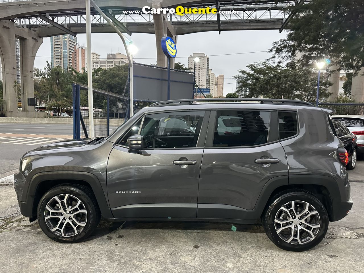 JEEP   RENEGADE T270 1.3 TB 4X2 FLEX AUT.   CINZA 2024 1.3 FLEX - Loja