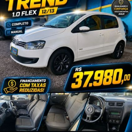 VOLKSWAGEN   FOX 1.0 MI TOTAL FLEX 8V 5P   BRANCO 2013 1.0 FLEX