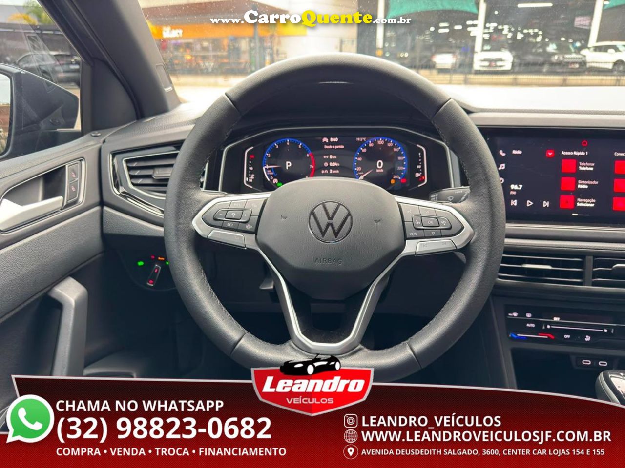 VOLKSWAGEN   NIVUS HIGHLINE 1.0 200 TSI FLEX AUT.   CINZA 2024 1.0 FLEX - Loja