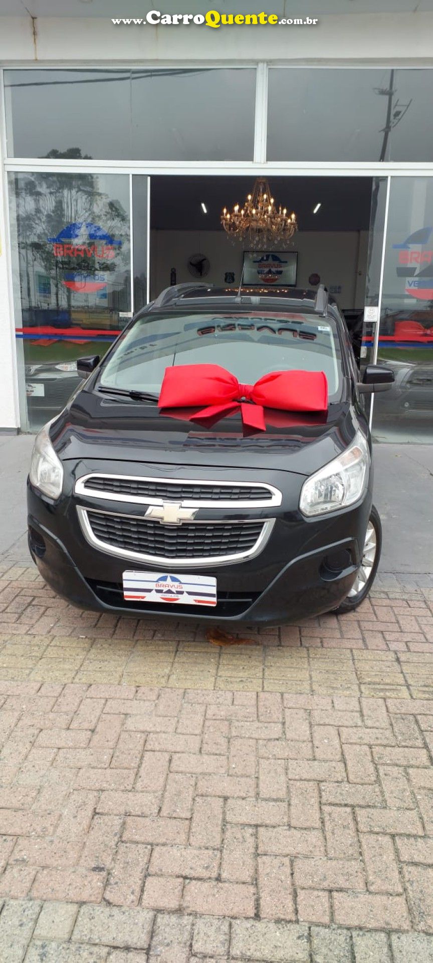 CHEVROLET   SPIN LT 1.8 8V ECONO.FLEX 5P AUT.   PRETO 2015 1.8 FLEX - Loja