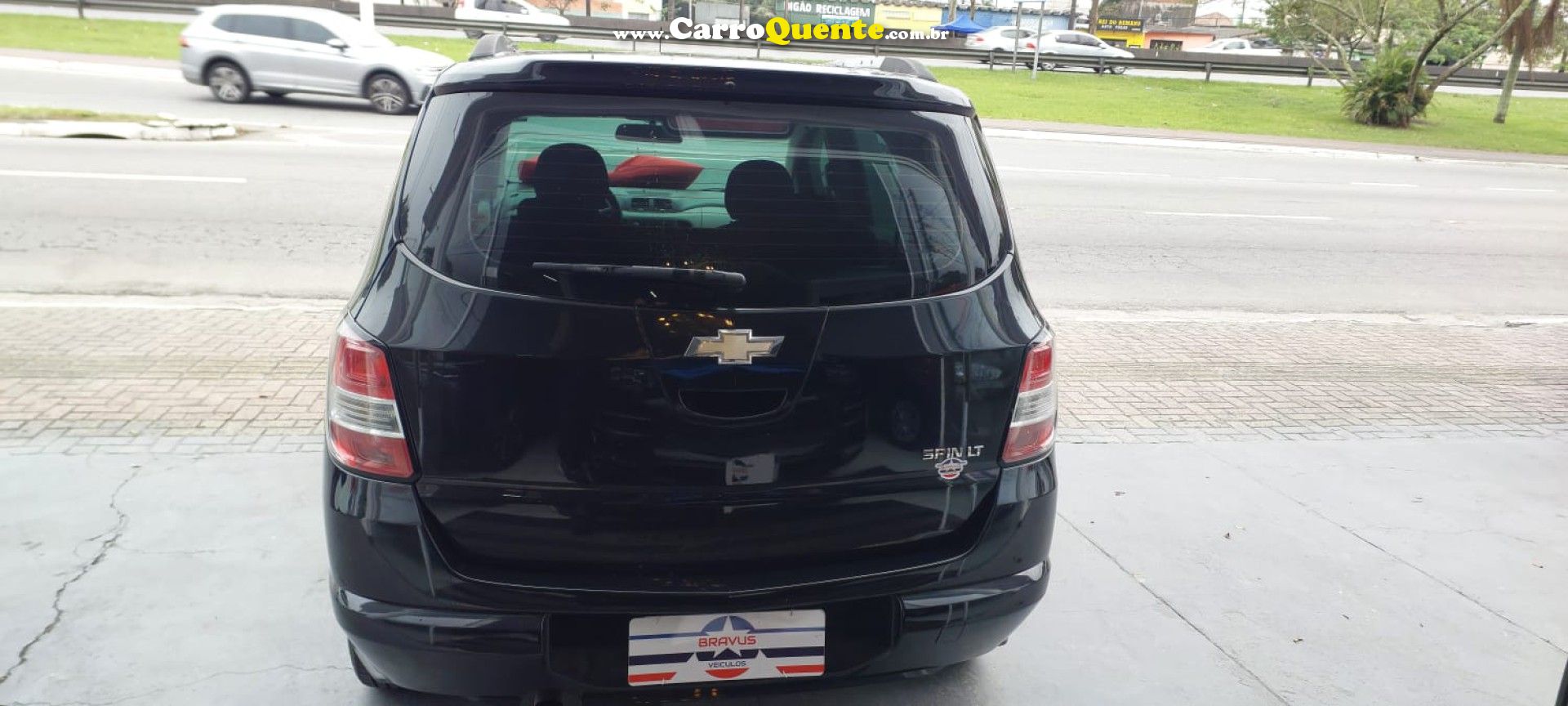 CHEVROLET   SPIN LT 1.8 8V ECONO.FLEX 5P AUT.   PRETO 2015 1.8 FLEX - Loja