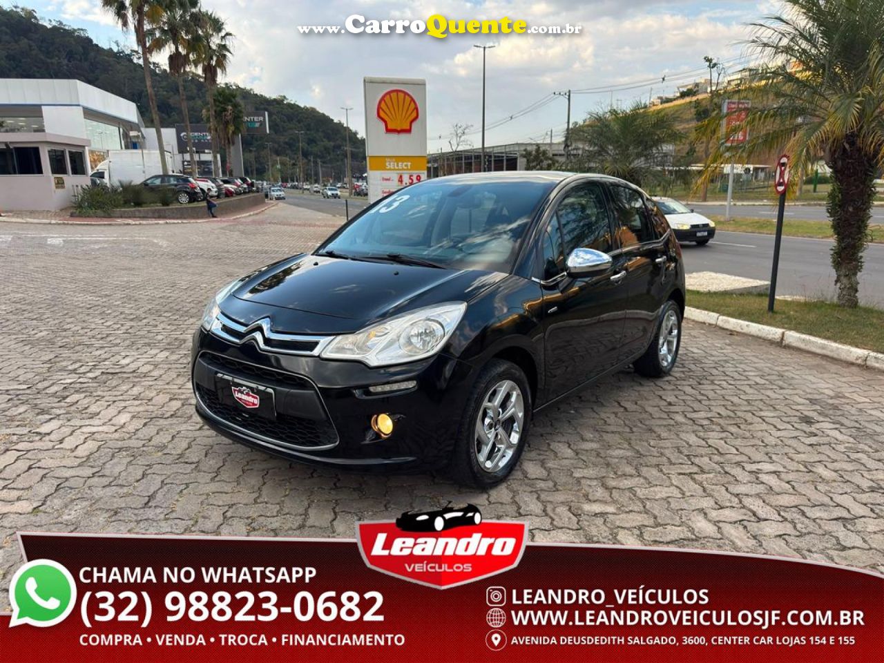 CITROËN   C3 EXCL. 1.6 VTI FLEX START 16V 5P MEC.   PRETO 2013 1.6 FLEX - Loja