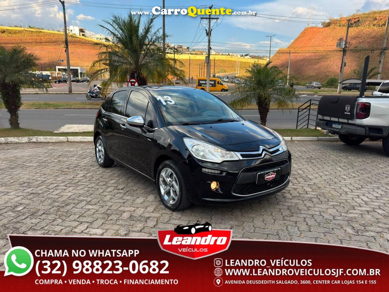 CITROËN   C3 EXCL. 1.6 VTI FLEX START 16V 5P MEC.   PRETO 2013 1.6 FLEX - Loja