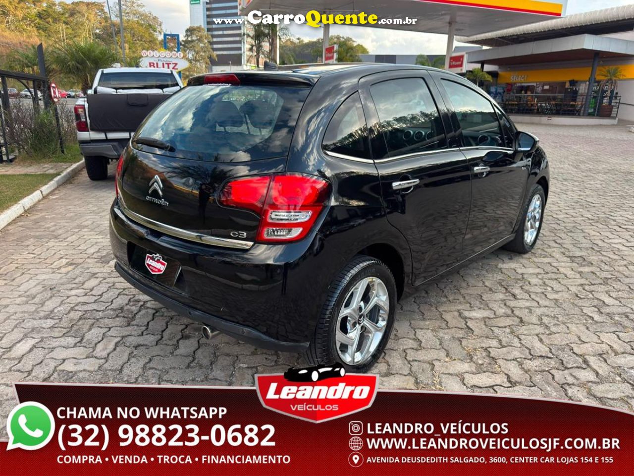 CITROËN   C3 EXCL. 1.6 VTI FLEX START 16V 5P MEC.   PRETO 2013 1.6 FLEX - Loja