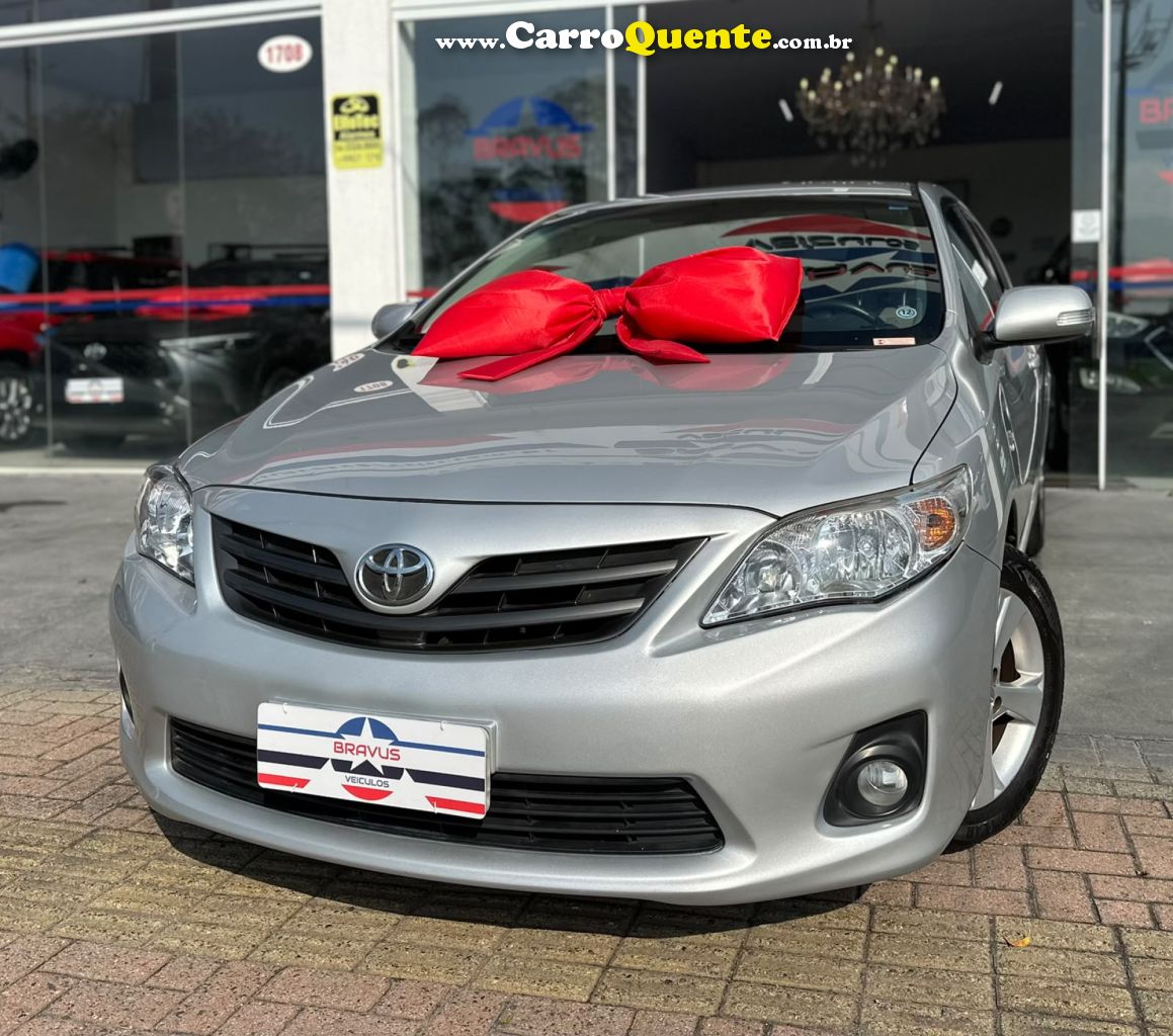 TOYOTA   COROLLA XEI 2.0 FLEX 16V AUT.   PRATA 2012 2.0 FLEX - Loja