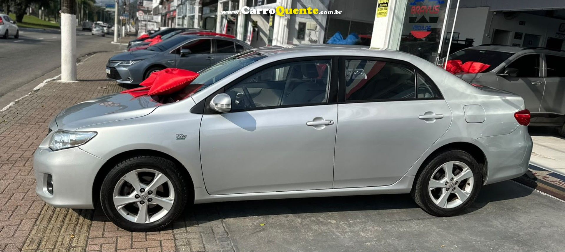 TOYOTA   COROLLA XEI 2.0 FLEX 16V AUT.   PRATA 2012 2.0 FLEX - Loja