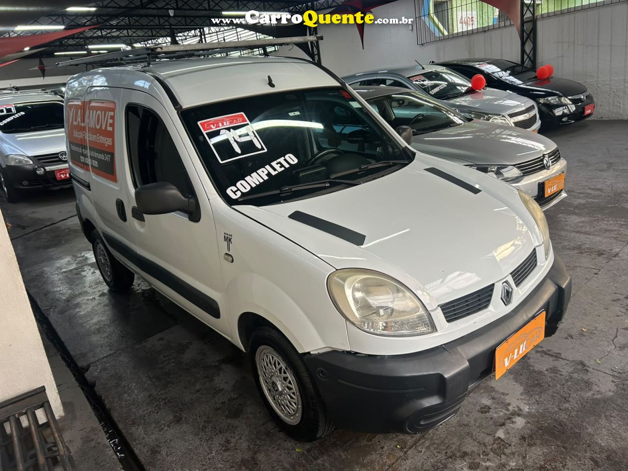 RENAULT   KANGOO EXPRESS HI-FLEX 1.6 16V   BRANCO 2014 1.6 FLEX - Loja