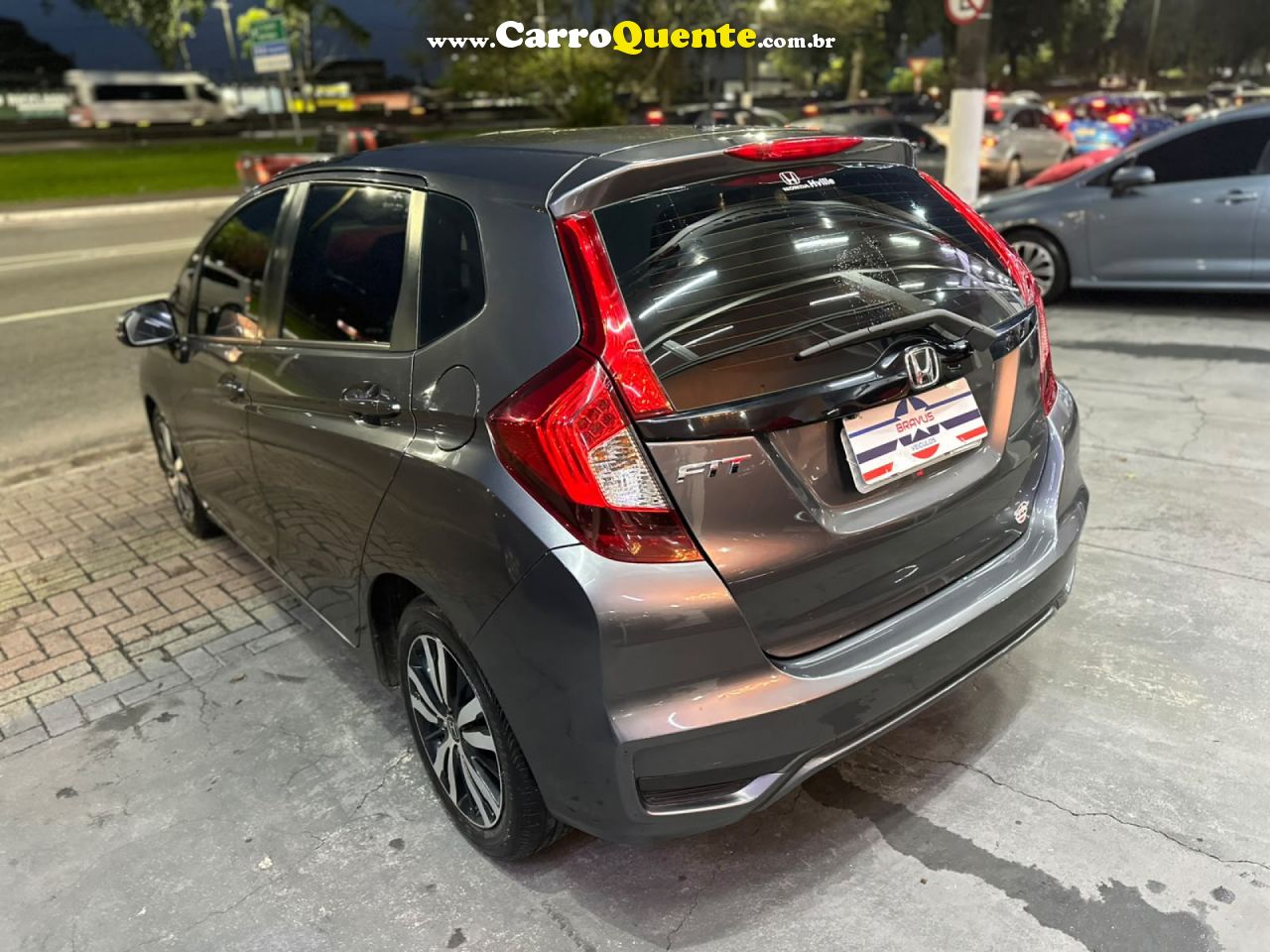 HONDA   FIT EXSEX 1.5 FLEXFLEXONE 16V 5P AUT.   CINZA 2018 1.5 FLEX - Loja