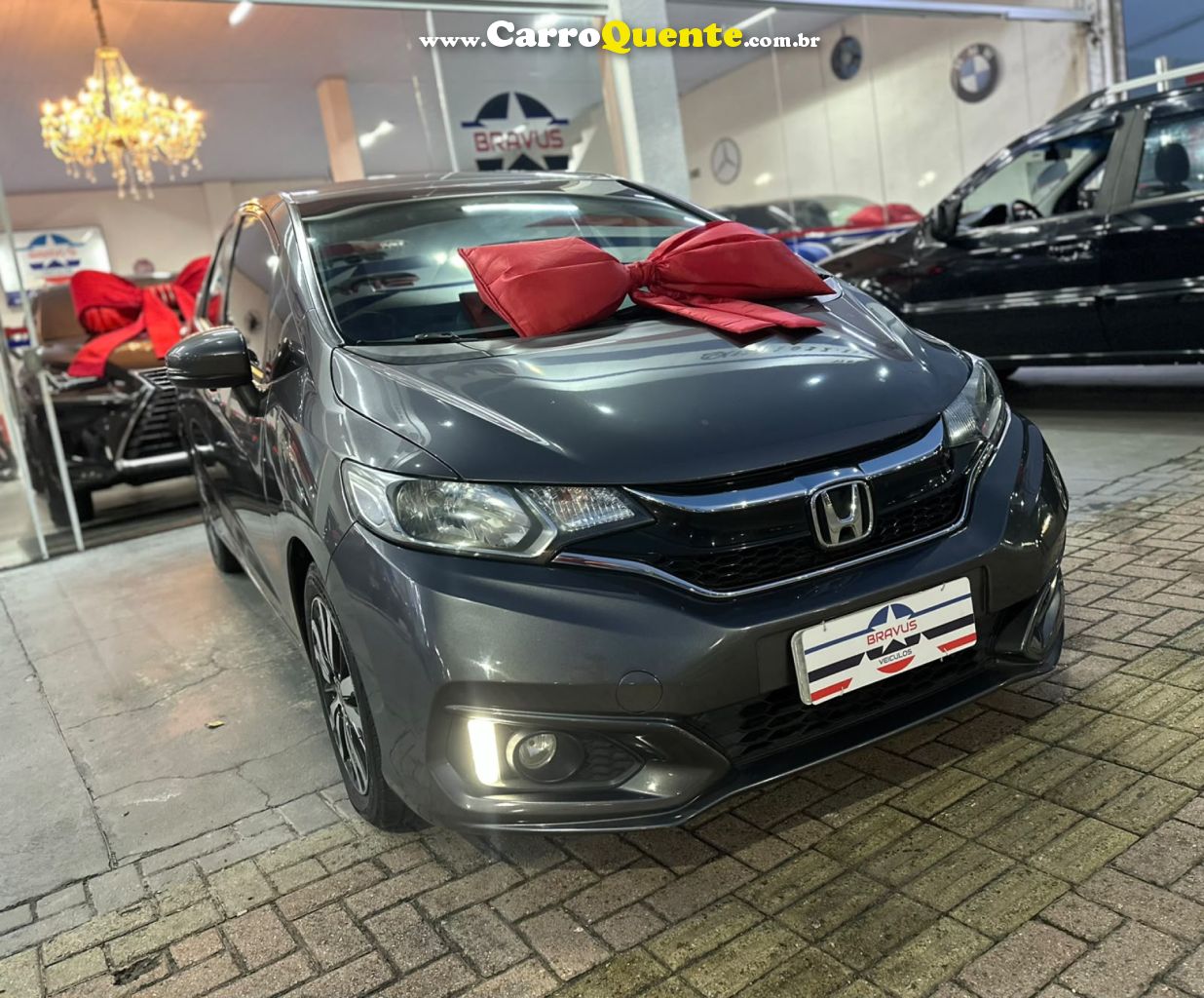 HONDA   FIT EXSEX 1.5 FLEXFLEXONE 16V 5P AUT.   CINZA 2018 1.5 FLEX - Loja