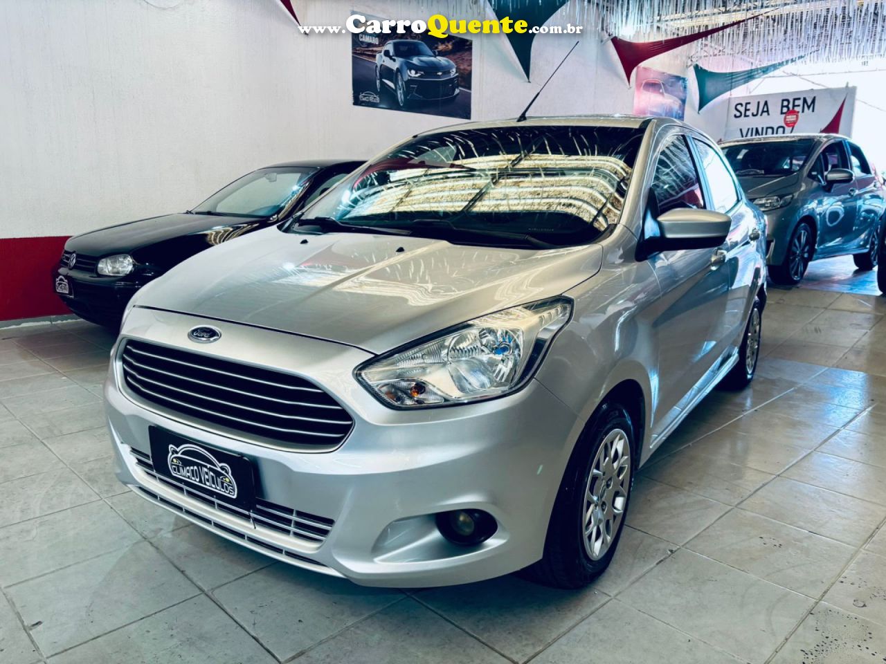 FORD   KA+ SEDAN 1.0 SESE PLUS TIVCT FLEX 4P   PRATA 2018 1.0 FLEX - Loja