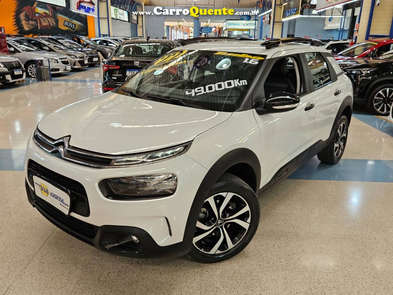 CITROEN C4 CACTUS 1.6 THP SHINE PACK * C/ 49.000 KM Apenas * 2022 - Loja
