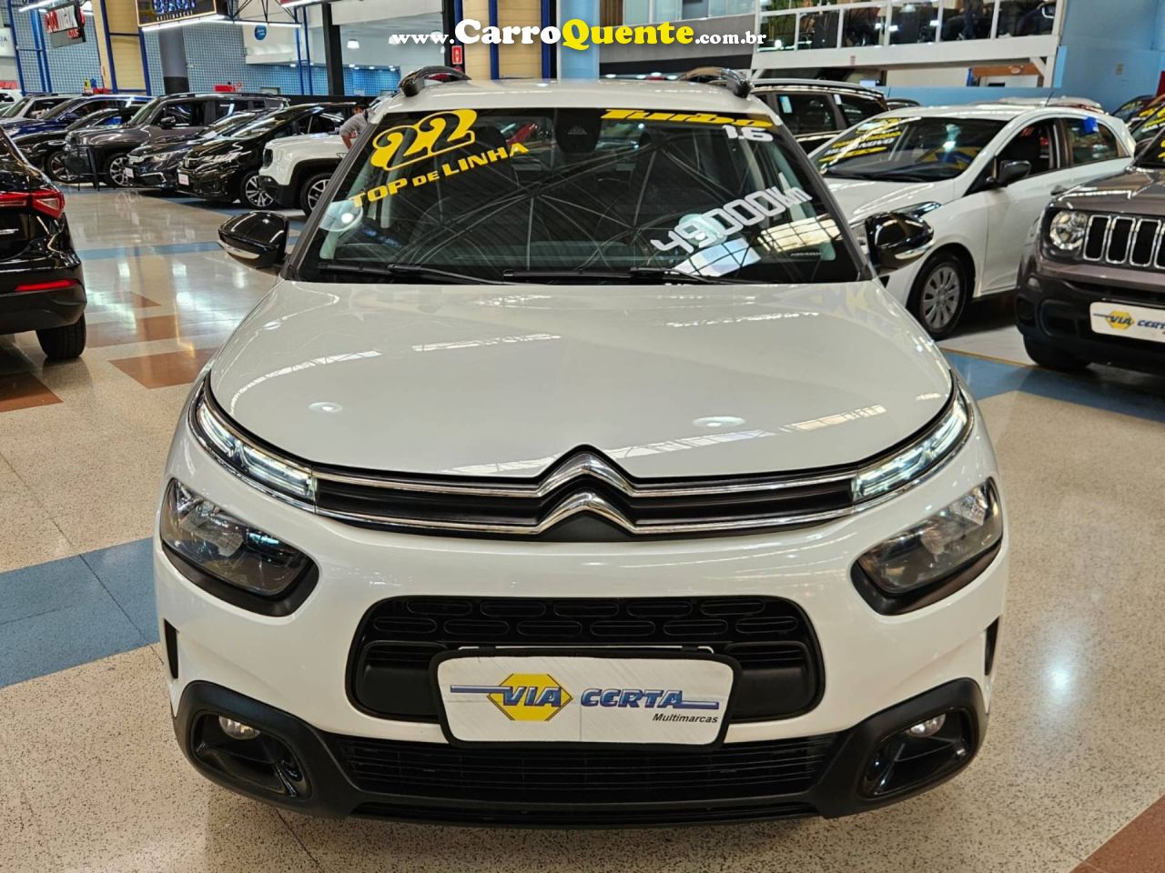 CITROEN C4 CACTUS 1.6 THP SHINE PACK * C/ 49.000 KM Apenas * 2022 - Loja
