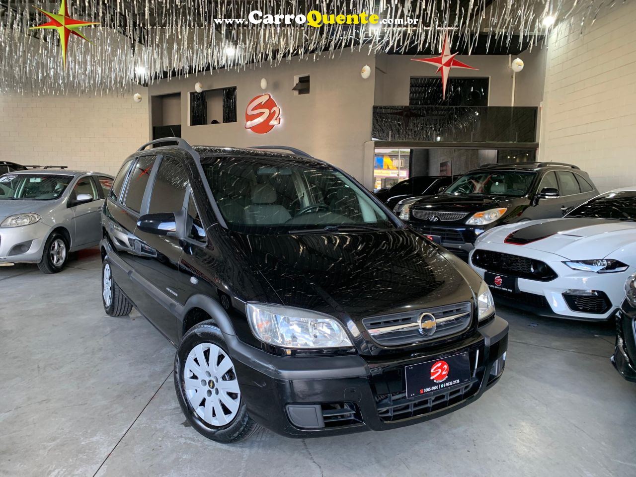 CHEVROLET   ZAFIRA EXPRES. 2.0 MPFI FLEXPOWER 5P AUT   PRETO 2008 2.0 FLEX - Loja