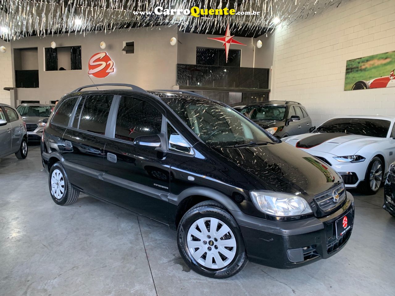 CHEVROLET   ZAFIRA EXPRES. 2.0 MPFI FLEXPOWER 5P AUT   PRETO 2008 2.0 FLEX - Loja