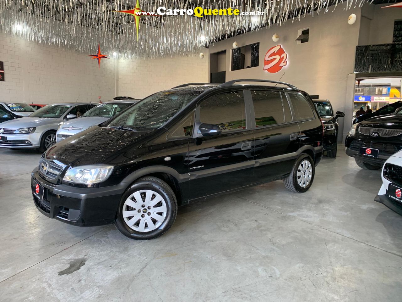CHEVROLET   ZAFIRA EXPRES. 2.0 MPFI FLEXPOWER 5P AUT   PRETO 2008 2.0 FLEX - Loja