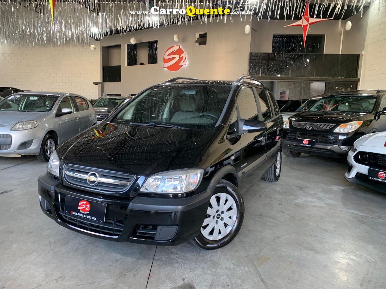 CHEVROLET   ZAFIRA EXPRES. 2.0 MPFI FLEXPOWER 5P AUT   PRETO 2008 2.0 FLEX - Loja
