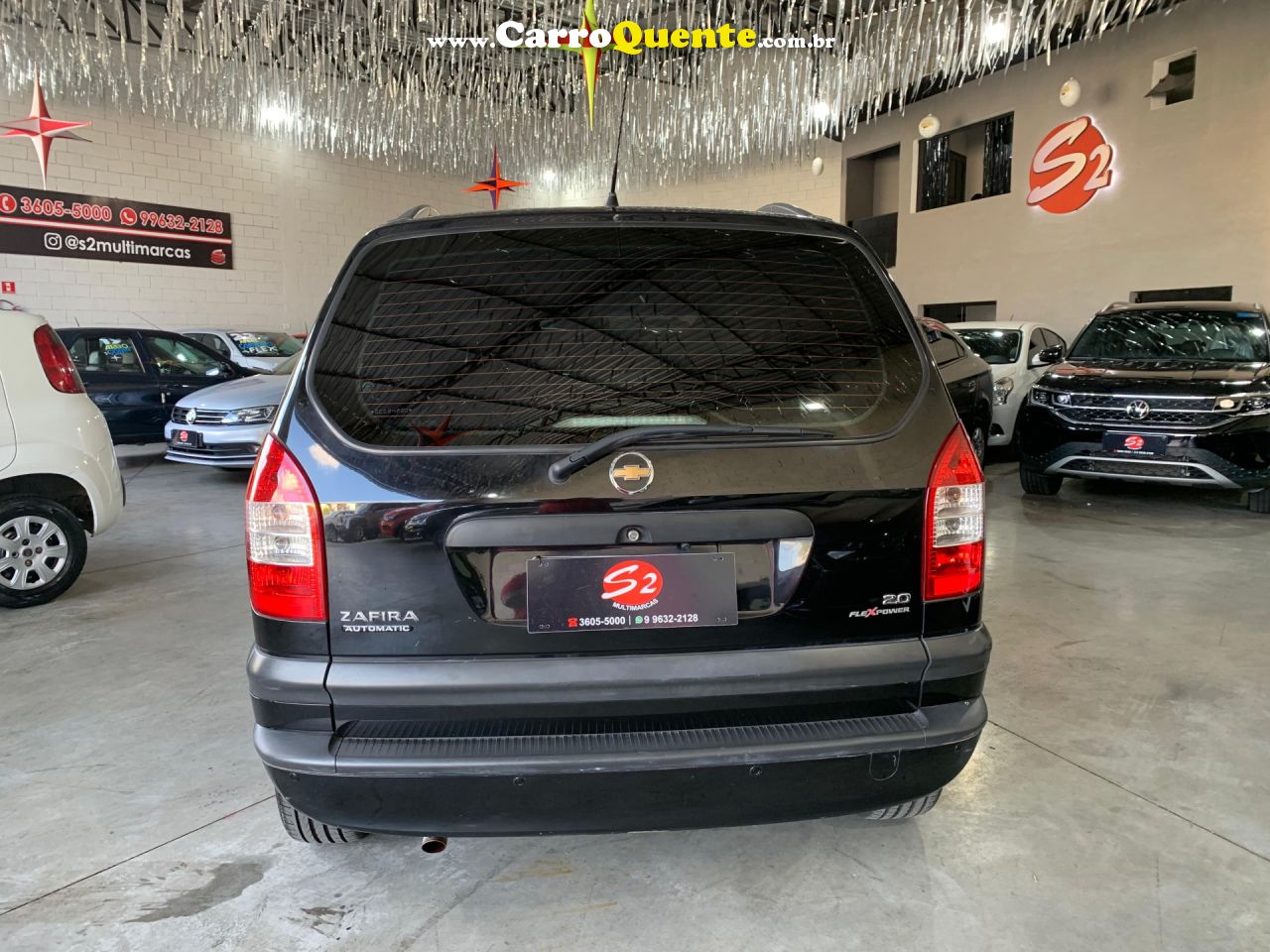 CHEVROLET   ZAFIRA EXPRES. 2.0 MPFI FLEXPOWER 5P AUT   PRETO 2008 2.0 FLEX - Loja