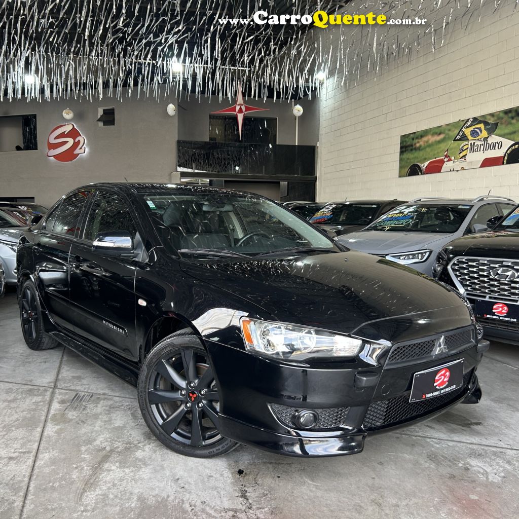 MITSUBISHI   LANCER 2.0 16V 160CV AUT.   PRETO 2014 2.0 GASOLINA - Loja