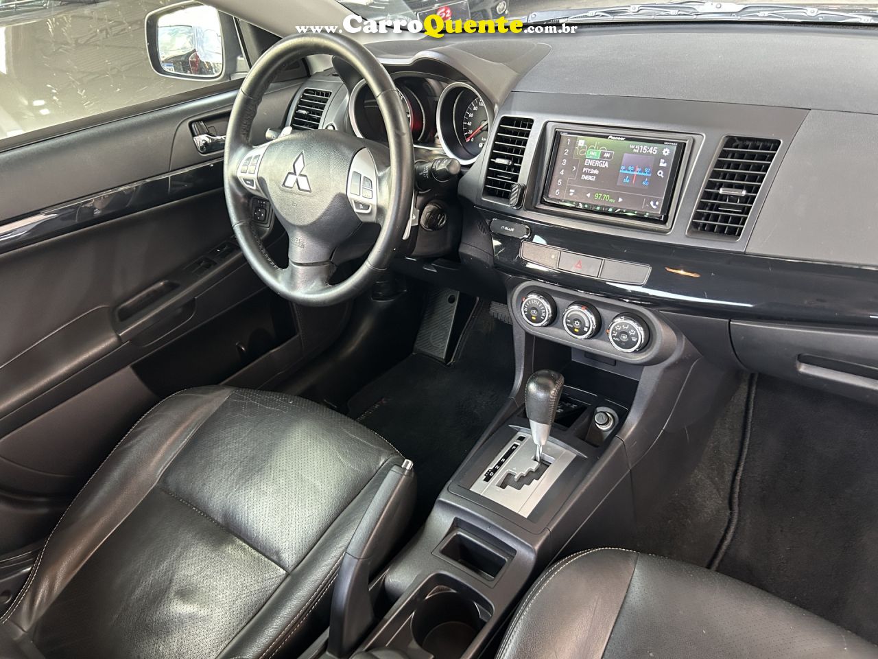 MITSUBISHI   LANCER 2.0 16V 160CV AUT.   PRETO 2014 2.0 GASOLINA - Loja
