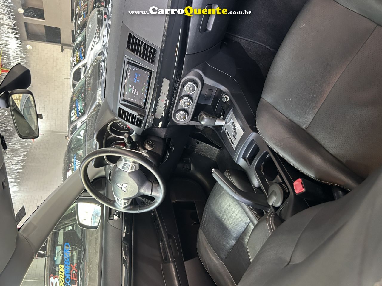 MITSUBISHI   LANCER 2.0 16V 160CV AUT.   PRETO 2014 2.0 GASOLINA - Loja
