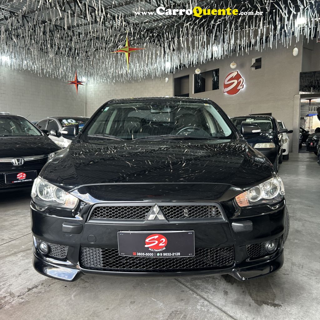 MITSUBISHI   LANCER 2.0 16V 160CV AUT.   PRETO 2014 2.0 GASOLINA - Loja