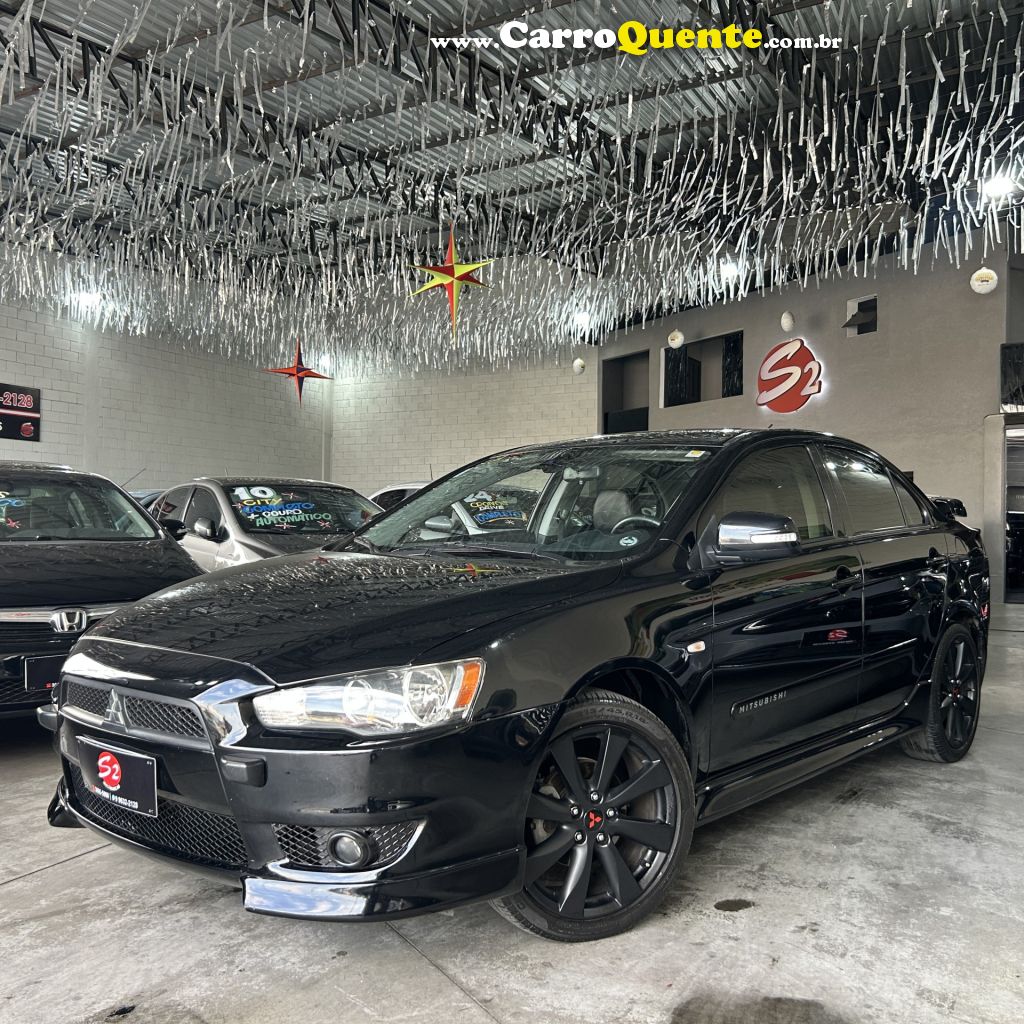 MITSUBISHI   LANCER 2.0 16V 160CV AUT.   PRETO 2014 2.0 GASOLINA - Loja