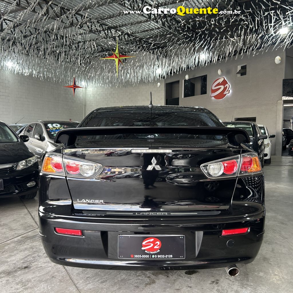 MITSUBISHI   LANCER 2.0 16V 160CV AUT.   PRETO 2014 2.0 GASOLINA - Loja
