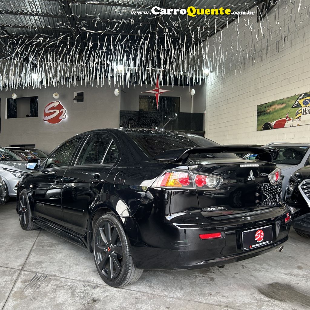 MITSUBISHI   LANCER 2.0 16V 160CV AUT.   PRETO 2014 2.0 GASOLINA - Loja