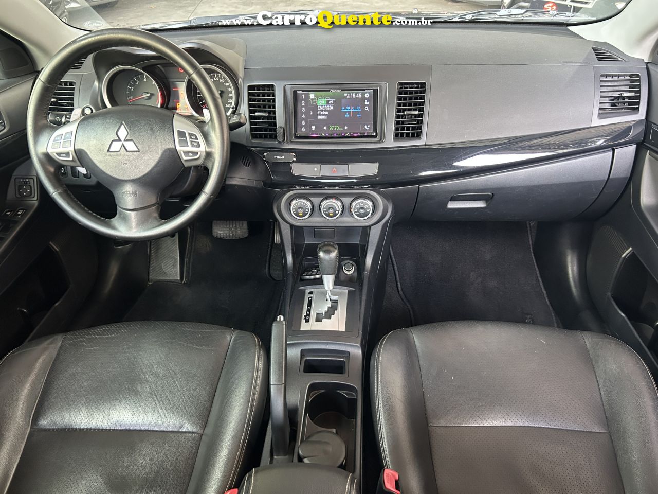 MITSUBISHI   LANCER 2.0 16V 160CV AUT.   PRETO 2014 2.0 GASOLINA - Loja