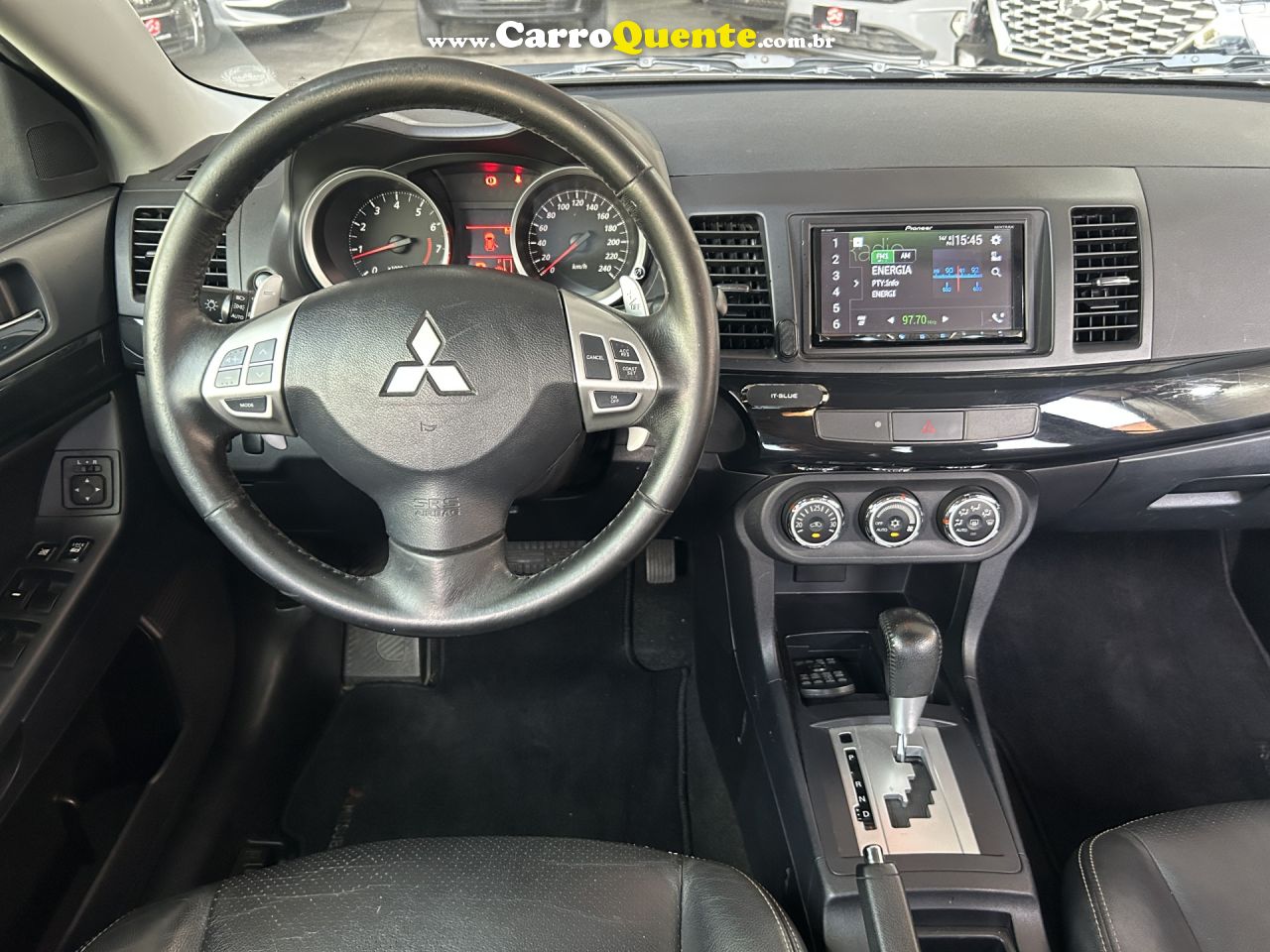 MITSUBISHI   LANCER 2.0 16V 160CV AUT.   PRETO 2014 2.0 GASOLINA - Loja