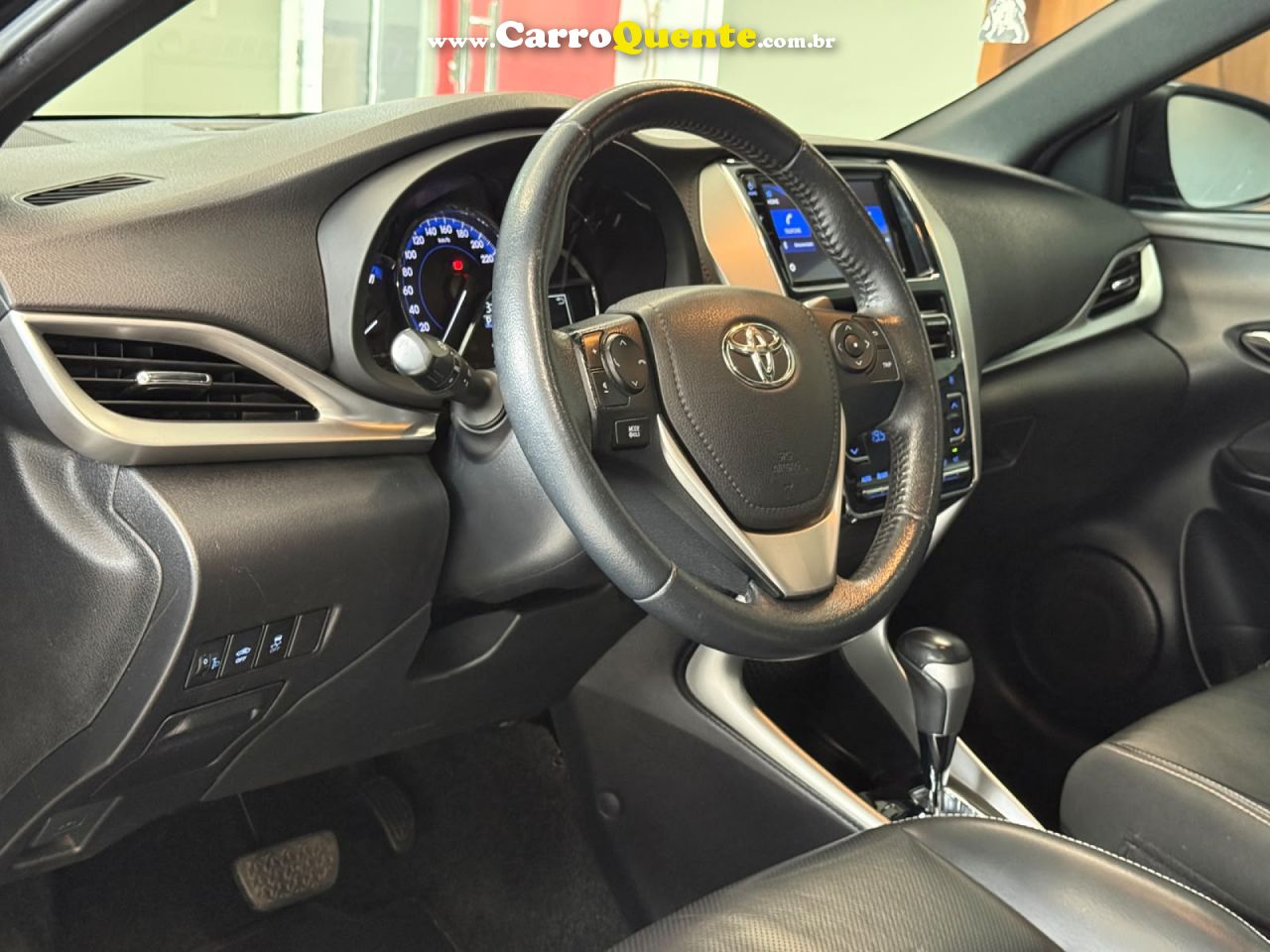 TOYOTA   YARIS XLS 1.5 FLEX 16V 5P AUT.   PRETO 2019 1.5 FLEX - Loja