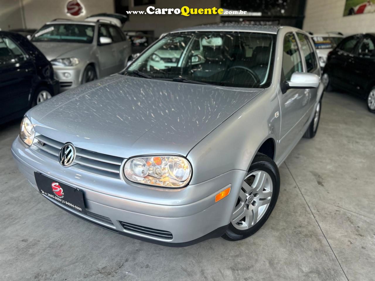VOLKSWAGEN   GOLF GTI 1.8 MI 20V TURBO 4P MEC.   PRATA 2001 1.8 GASOLINA - Loja