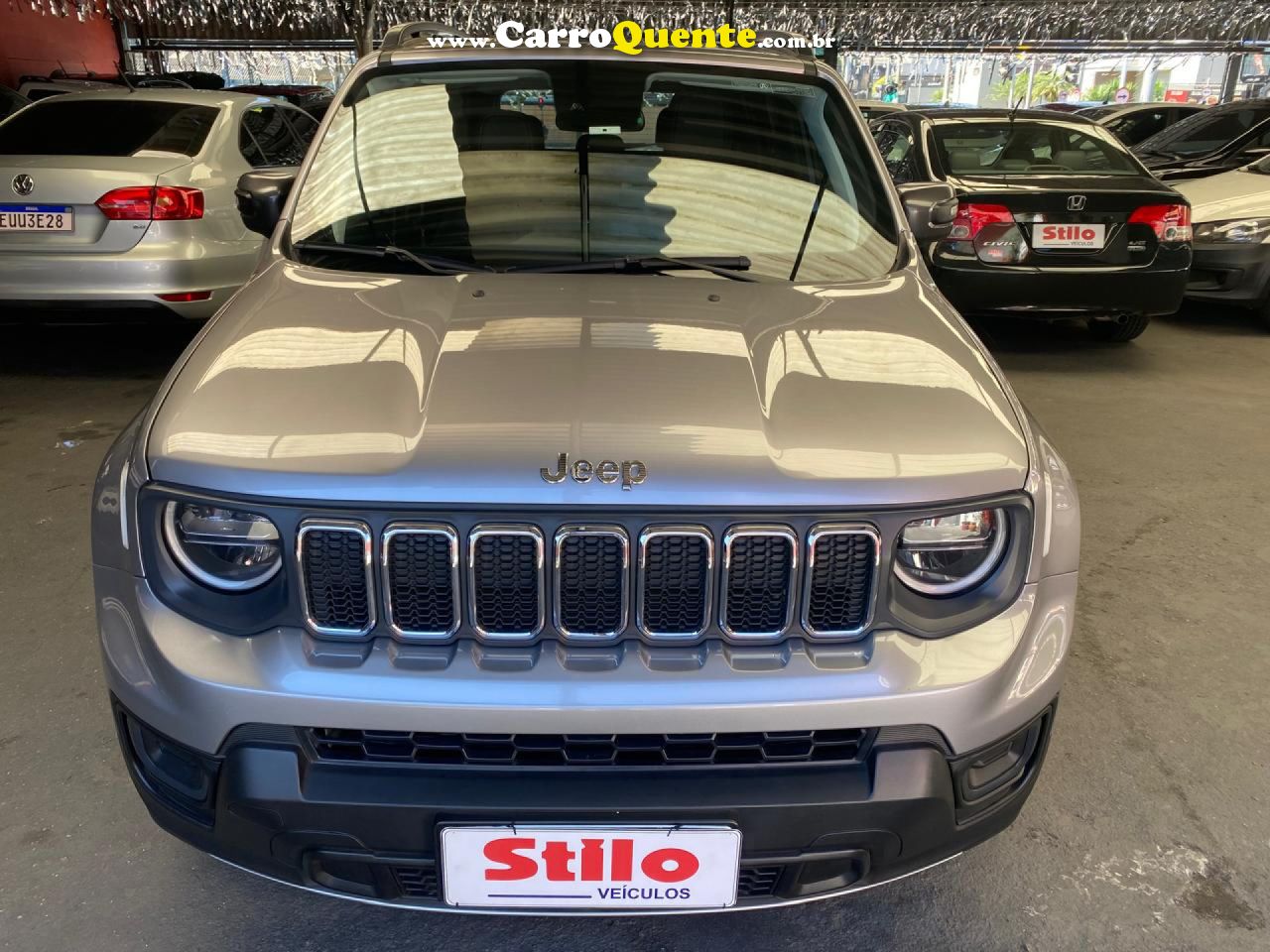 JEEP   RENEGADE LONG. T270 1.3 TB 4X2 FLEX AUT.   PRATA 2024 1.3 FLEX - Loja