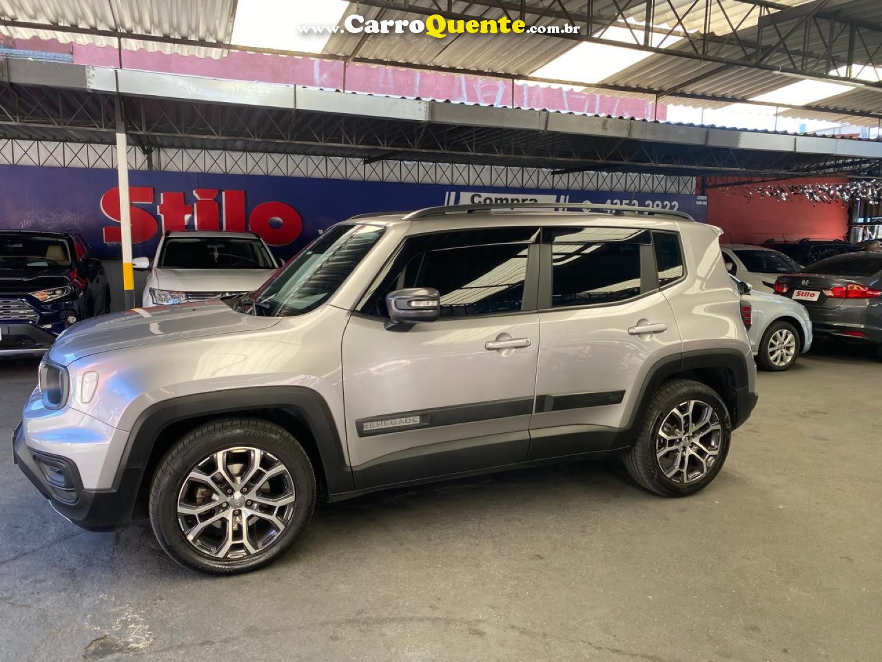 JEEP   RENEGADE LONG. T270 1.3 TB 4X2 FLEX AUT.   PRATA 2024 1.3 FLEX - Loja