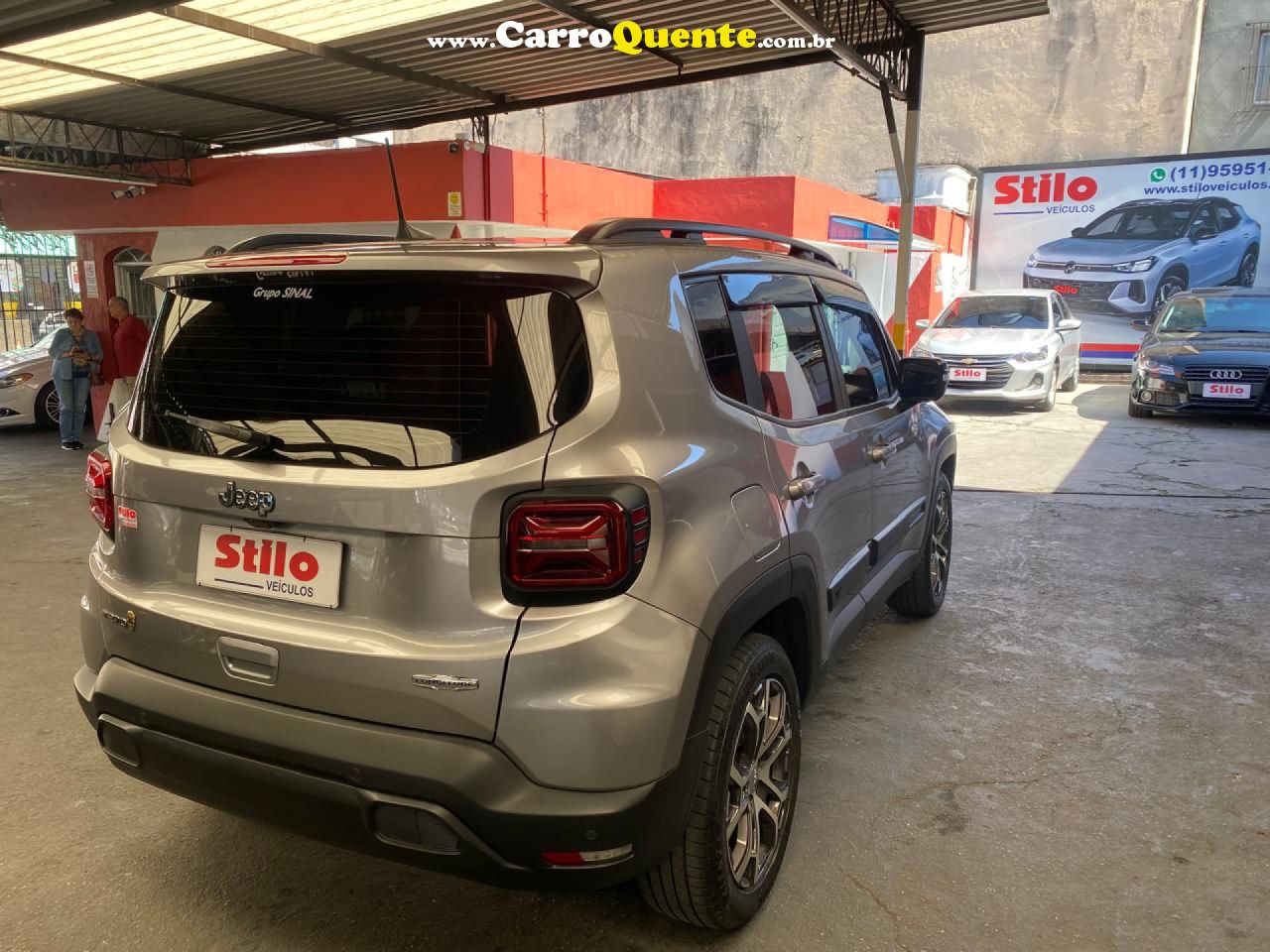 JEEP   RENEGADE LONG. T270 1.3 TB 4X2 FLEX AUT.   PRATA 2024 1.3 FLEX - Loja