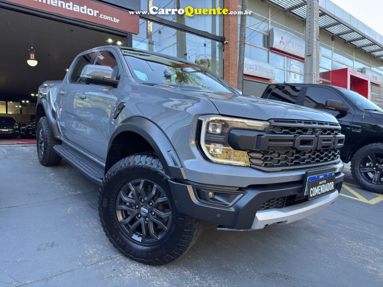 FORD   FORD RANGER RAPTOR 3.0 V6 4X4 397CV GASOLINA   CINZA 2024 3.0 GASOLINA - Loja