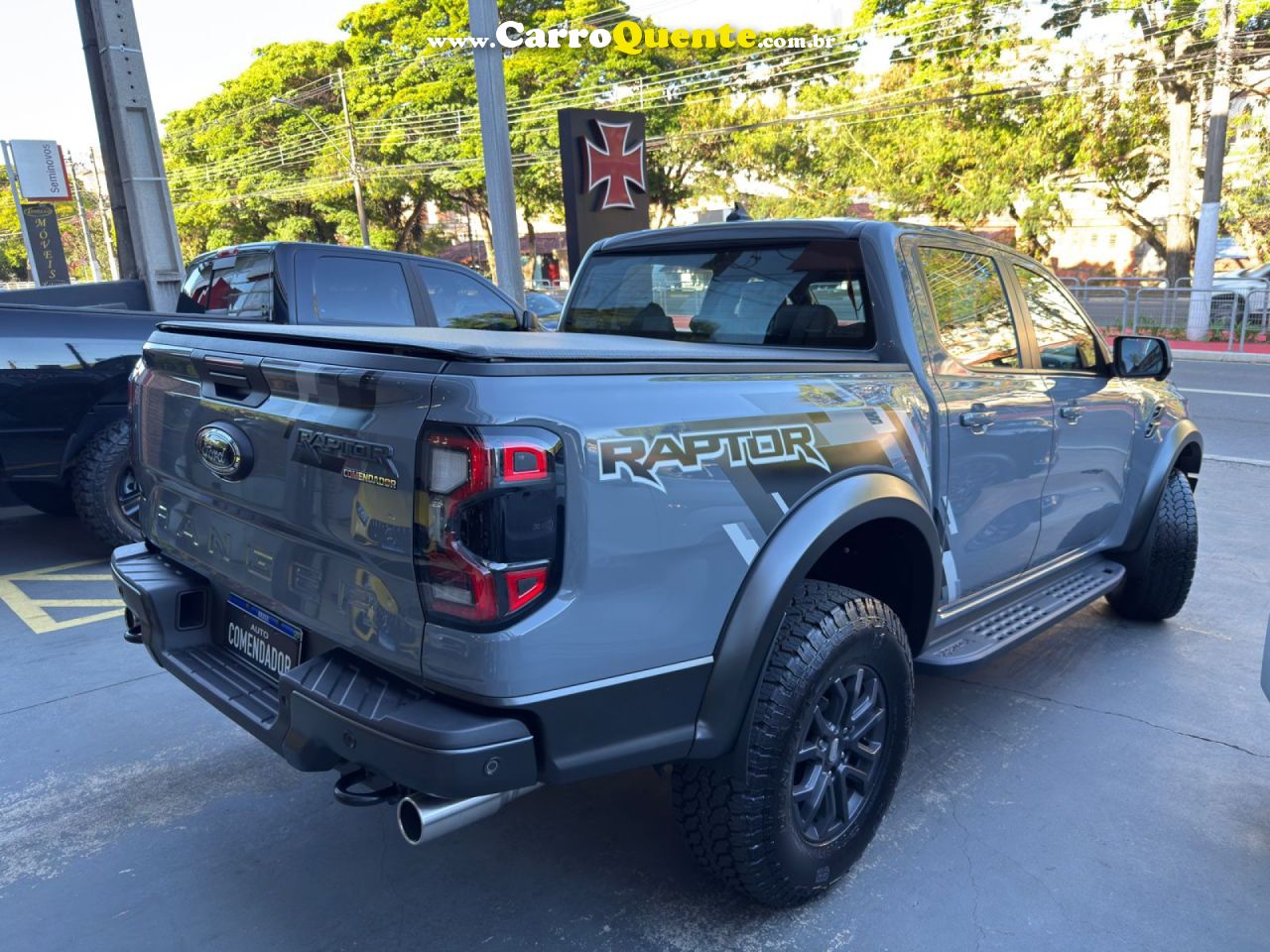FORD   FORD RANGER RAPTOR 3.0 V6 4X4 397CV GASOLINA   CINZA 2024 3.0 GASOLINA - Loja