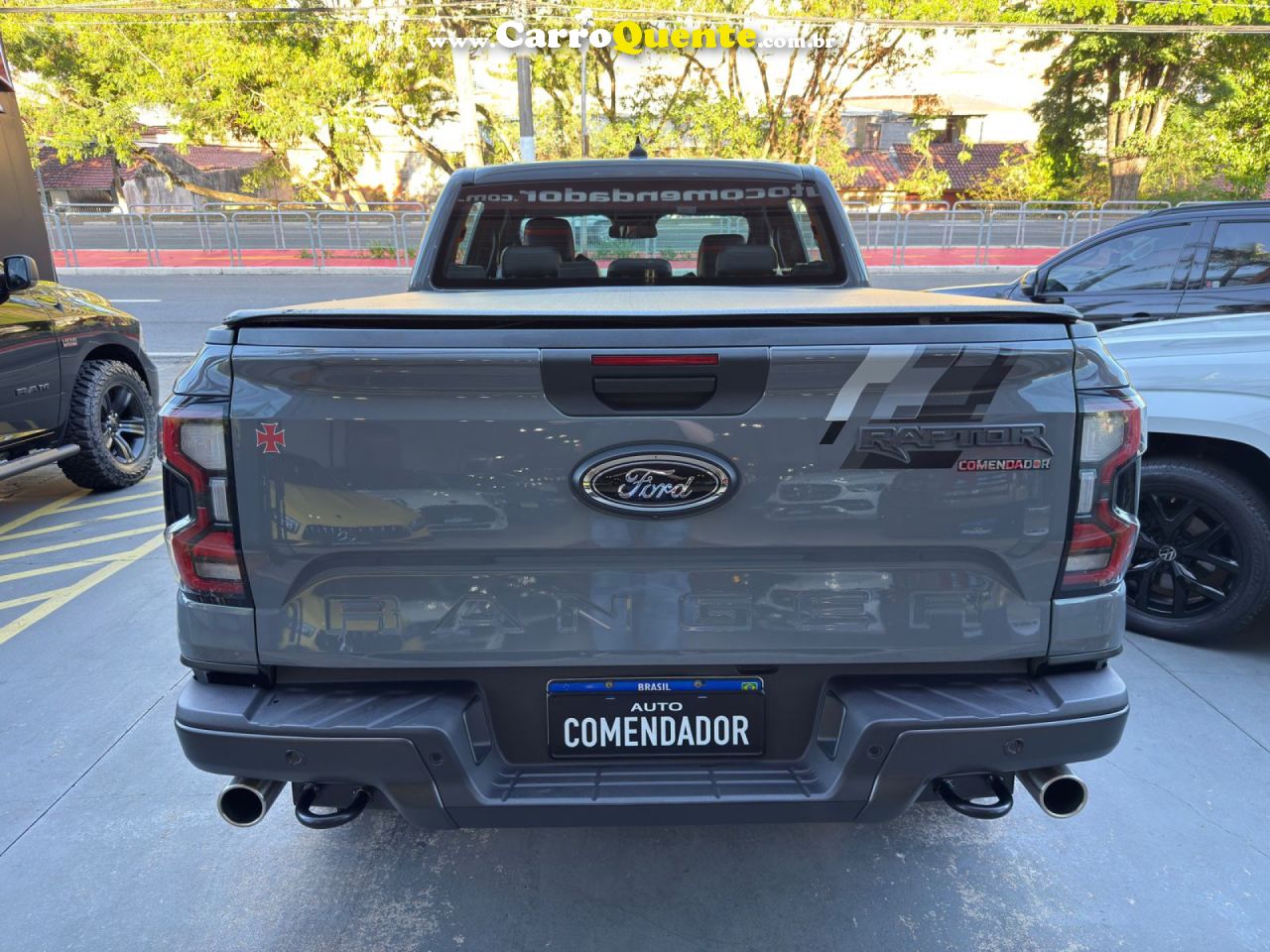 FORD   FORD RANGER RAPTOR 3.0 V6 4X4 397CV GASOLINA   CINZA 2024 3.0 GASOLINA - Loja