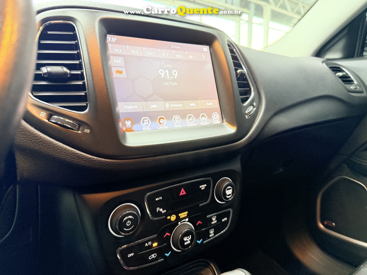 JEEP   COMPASS LONGITUDE 2.0 4X2 FLEX 16V AUT.   CINZA 2018 2.0 FLEX - Loja