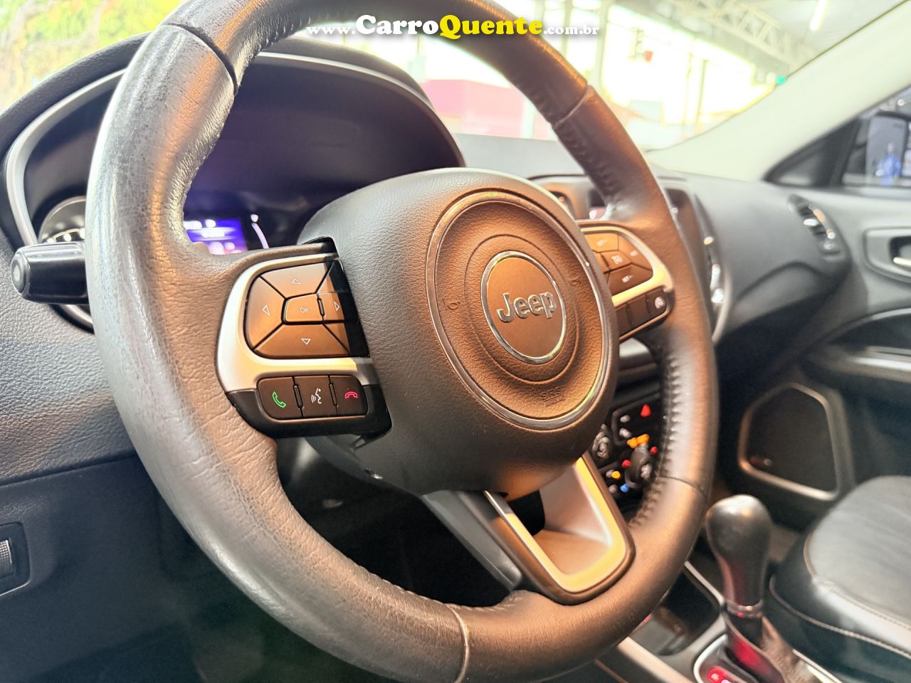 JEEP   COMPASS LONGITUDE 2.0 4X2 FLEX 16V AUT.   CINZA 2018 2.0 FLEX - Loja