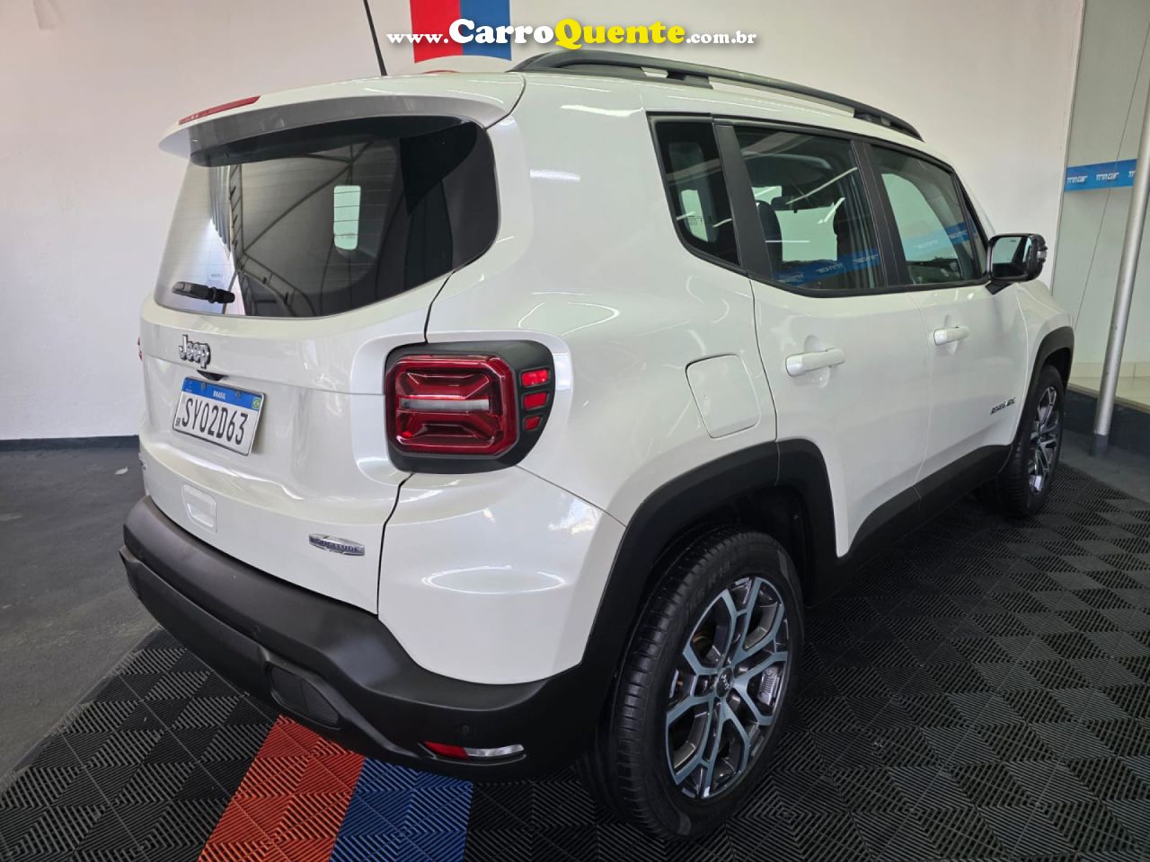 JEEP   RENEGADE LONG. T270 1.3 TB 4X2 FLEX AUT.   BRANCO 2024 1.3 FLEX - Loja