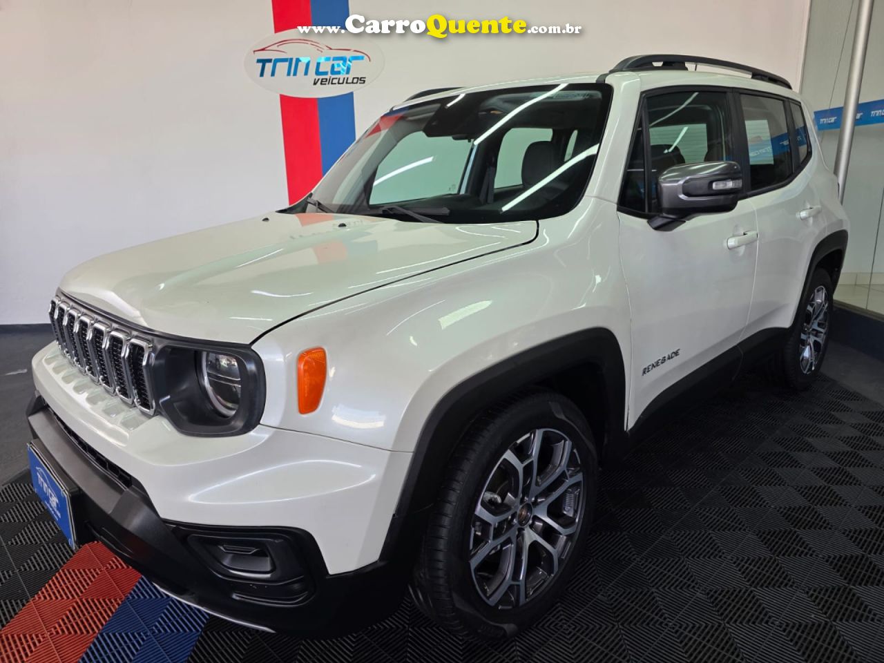 JEEP   RENEGADE LONG. T270 1.3 TB 4X2 FLEX AUT.   BRANCO 2024 1.3 FLEX - Loja