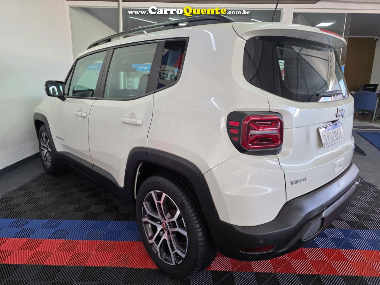 JEEP   RENEGADE LONG. T270 1.3 TB 4X2 FLEX AUT.   BRANCO 2024 1.3 FLEX - Loja