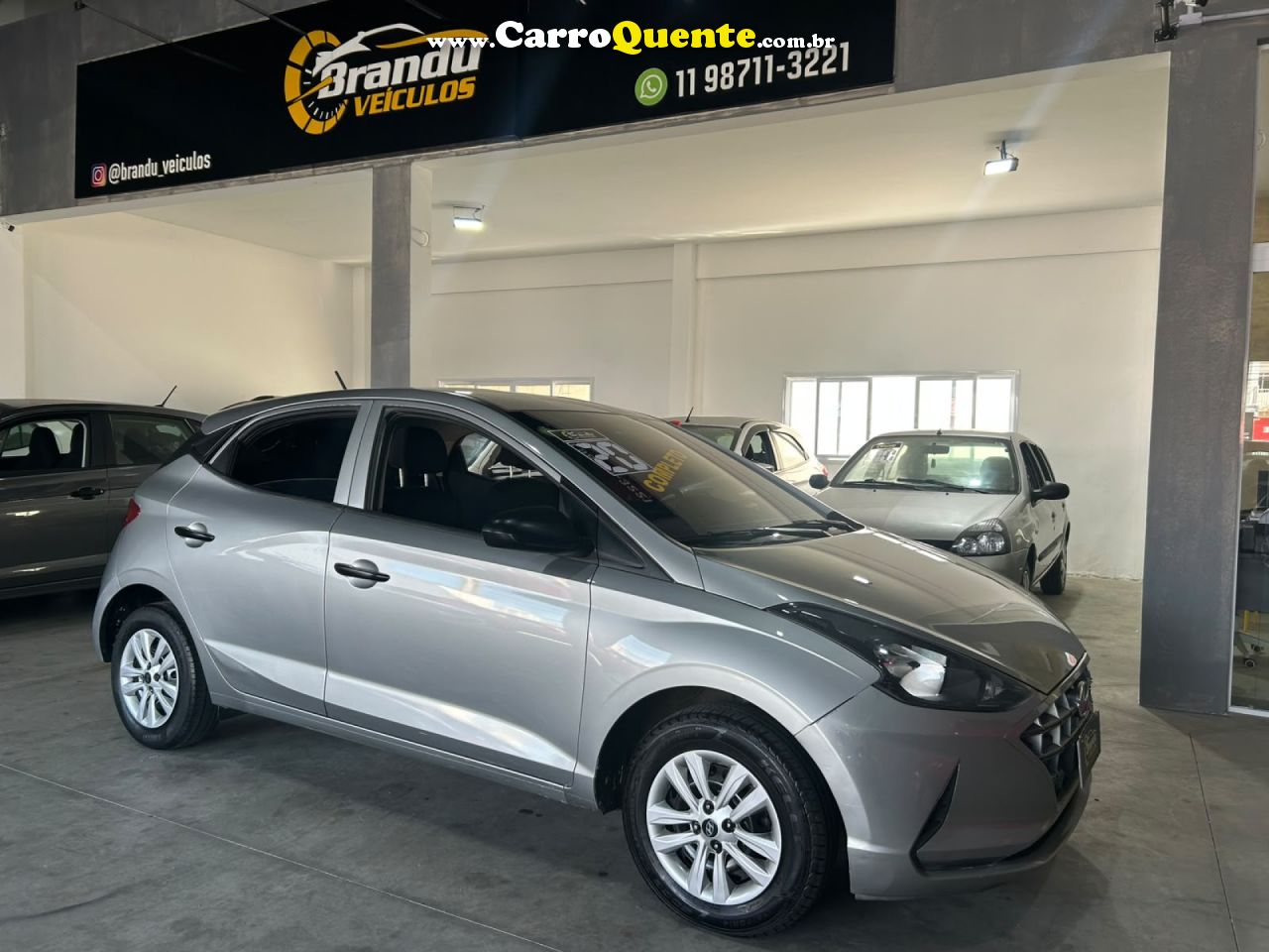 HYUNDAI   HB20 SENSE 1.0 FLEX 12V MEC.   PRATA 2020 1.0 FLEX - Loja
