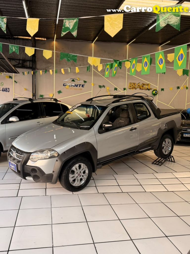 FIAT   STRADA ADVENTURE1.8 1.8 LOCKER FLEX CD   PRATA 2010 1.8 FLEX - Loja