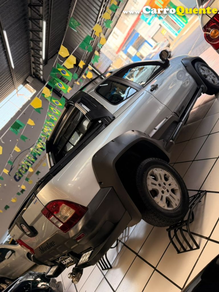 FIAT   STRADA ADVENTURE1.8 1.8 LOCKER FLEX CD   PRATA 2010 1.8 FLEX - Loja